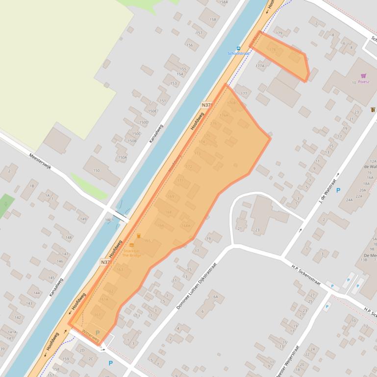 Kaart van postcodegebied 9421PC.