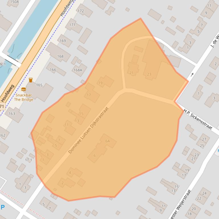 Kaart van postcodegebied 9421PH.