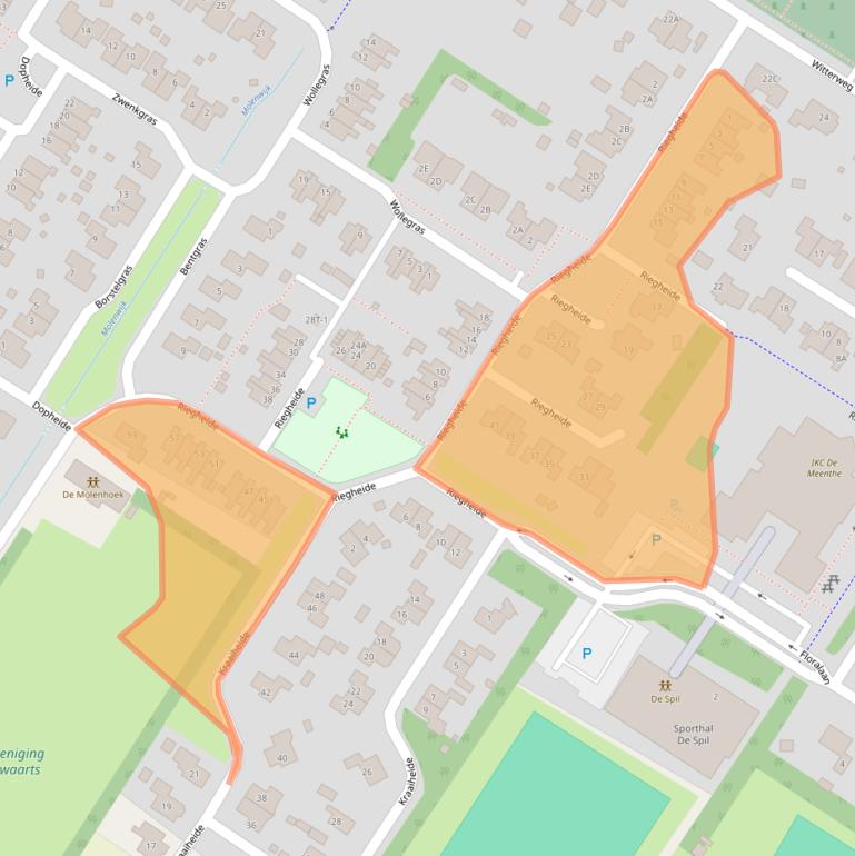 Kaart van postcodegebied 9421PX.