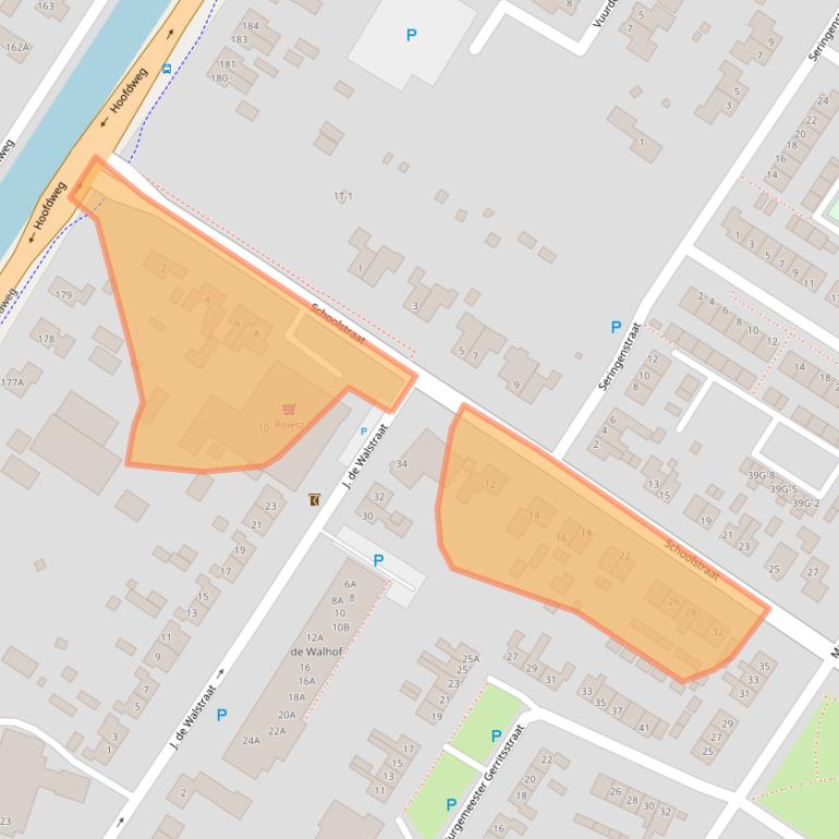 Kaart van postcodegebied 9421SM.