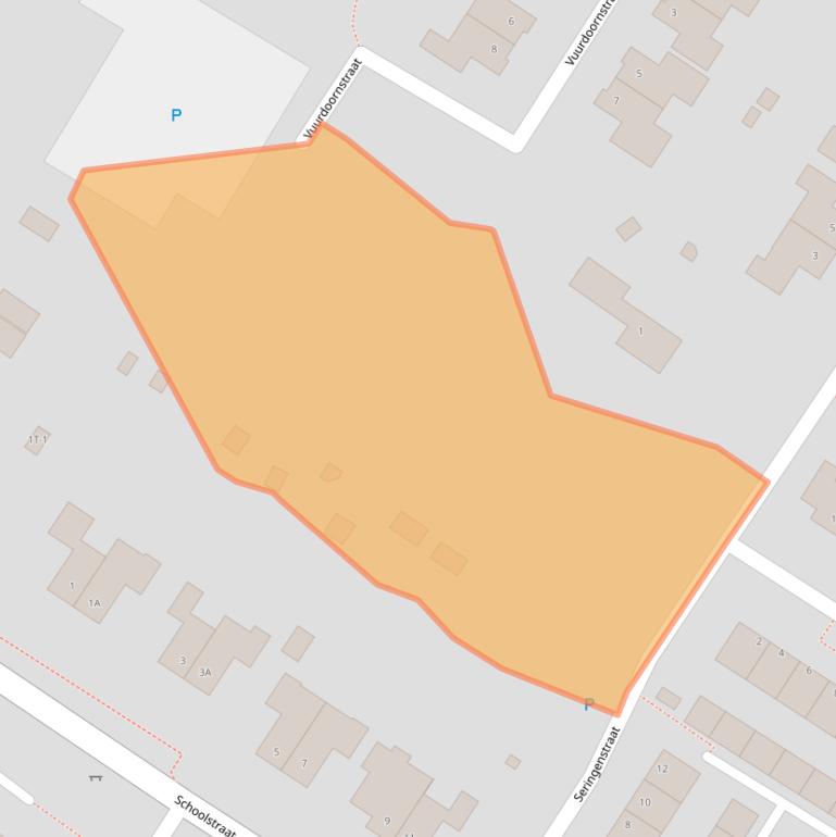 Kaart van postcodegebied 9421SR.