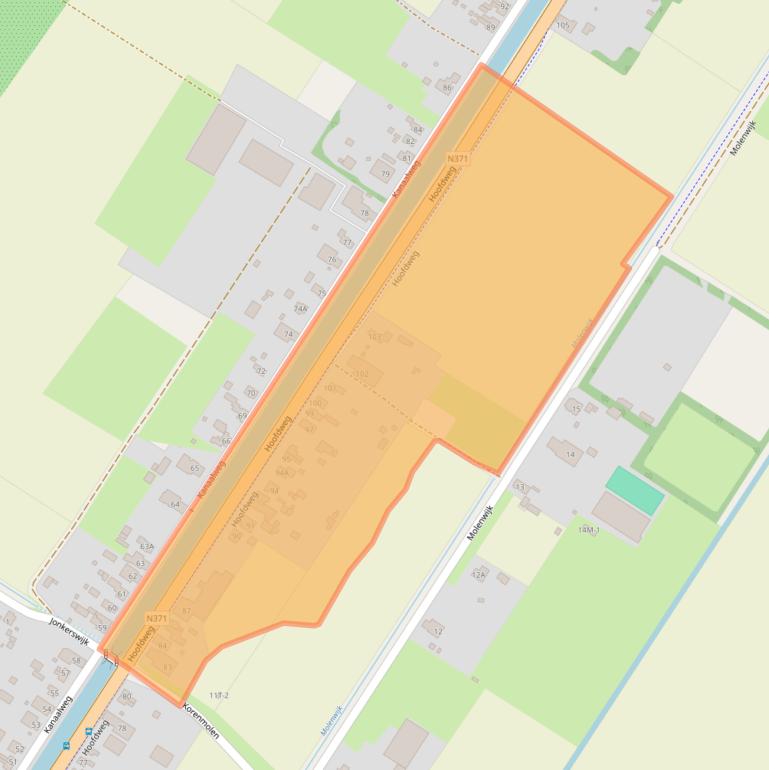 Kaart van postcodegebied 9422AL.