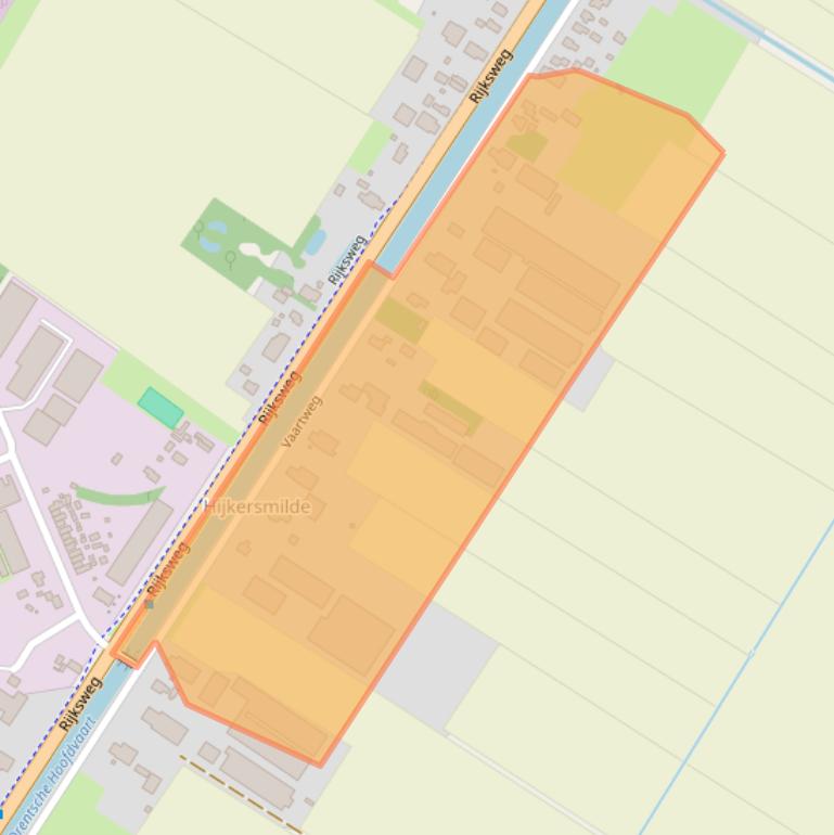 Kaart van postcodegebied 9422CS.