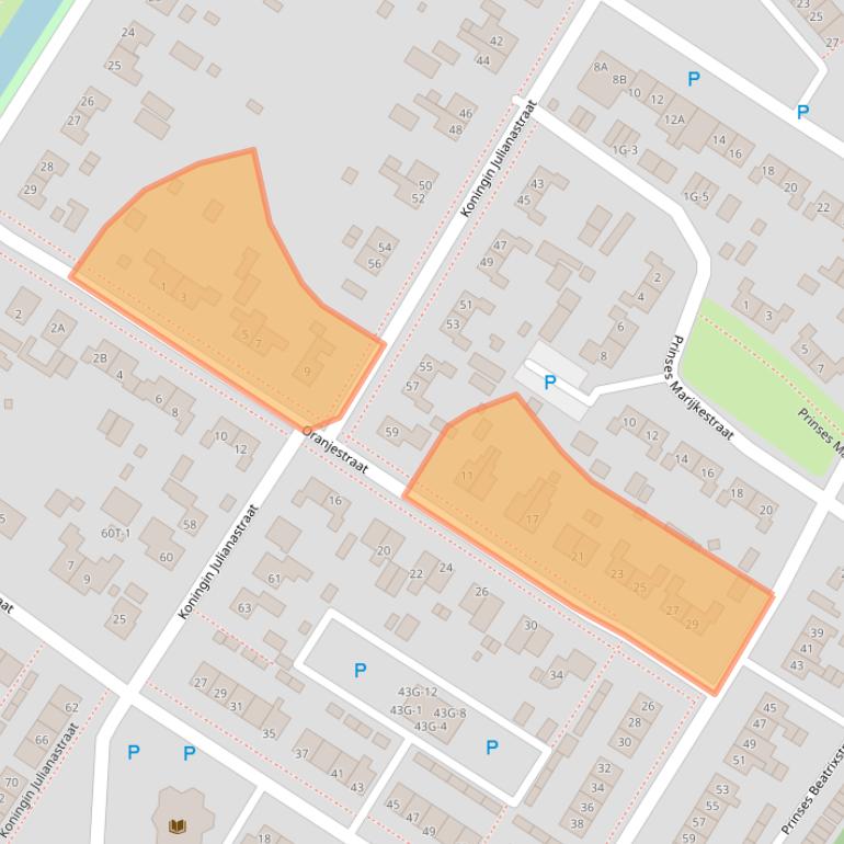 Kaart van postcodegebied 9422EP.
