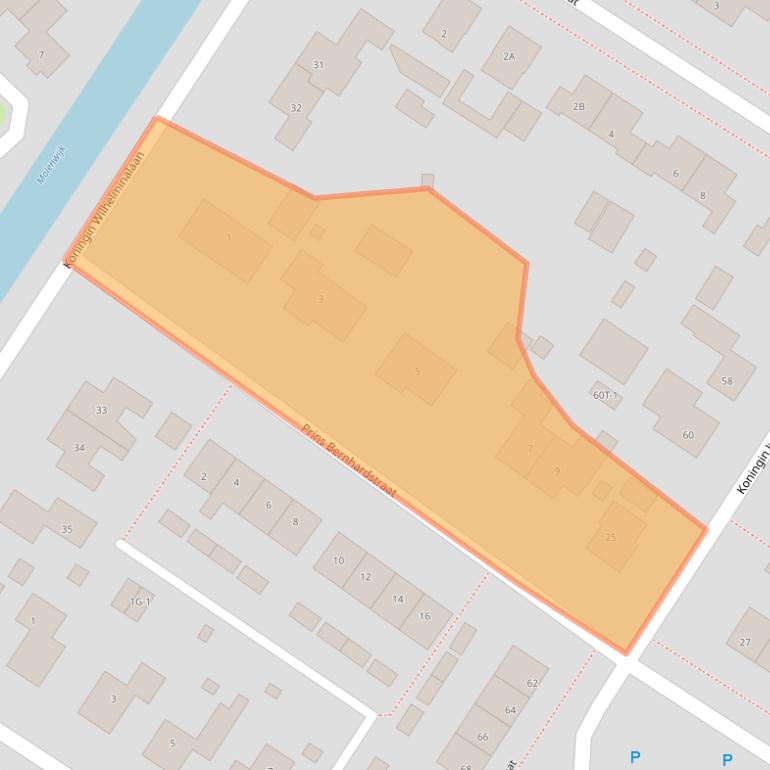 Kaart van postcodegebied 9422GA.