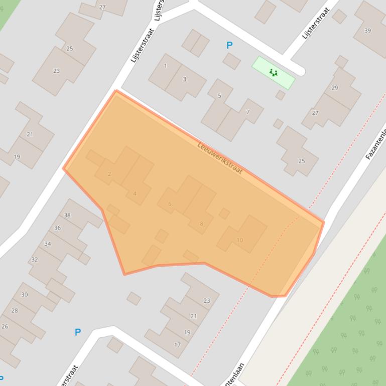 Kaart van postcodegebied 9422KC.