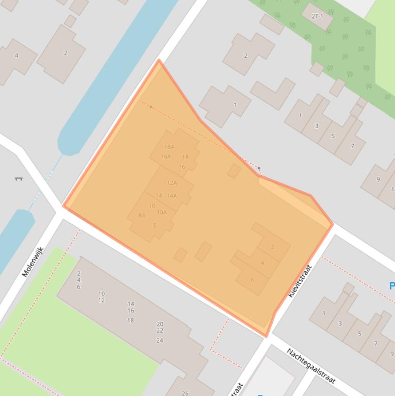 Kaart van postcodegebied 9422KK.