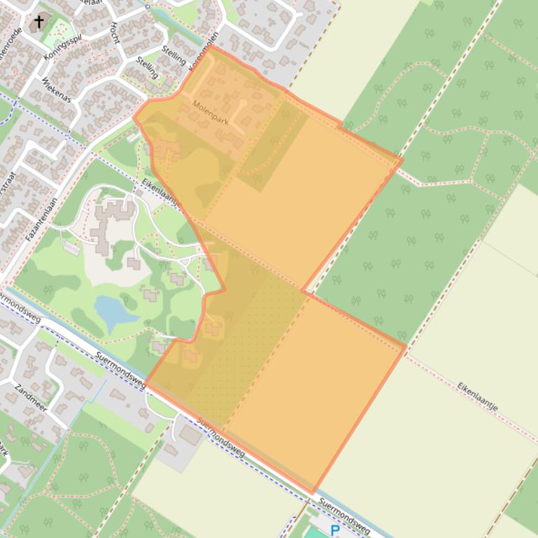 Kaart van postcodegebied 9422LV.