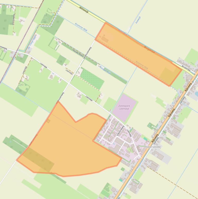 Kaart van postcodegebied 9422TJ.