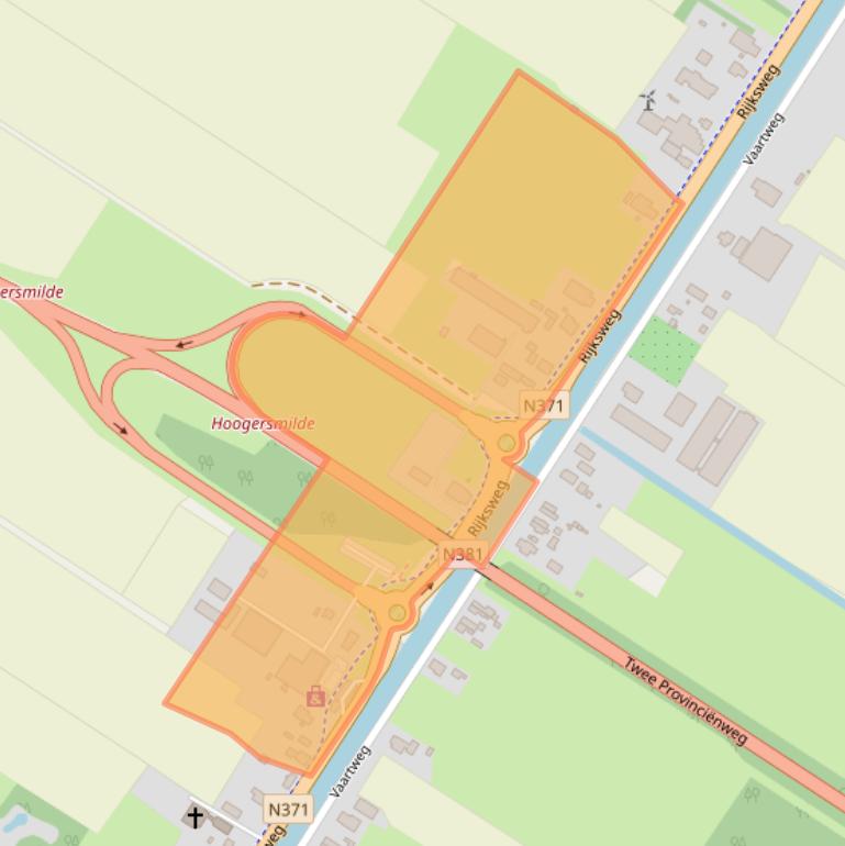 Kaart van postcodegebied 9423PC.