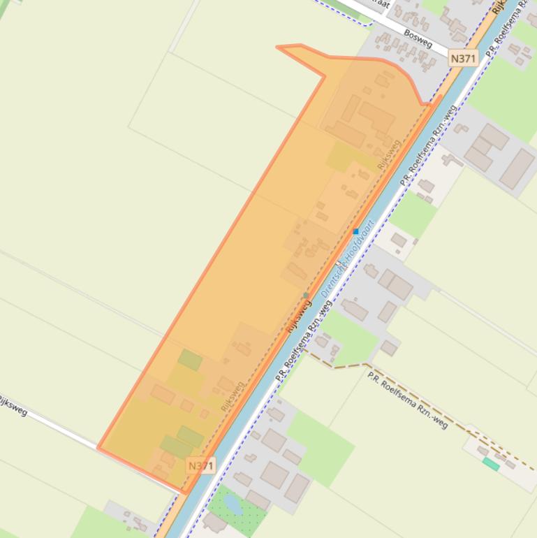 Kaart van postcodegebied 9423PG.