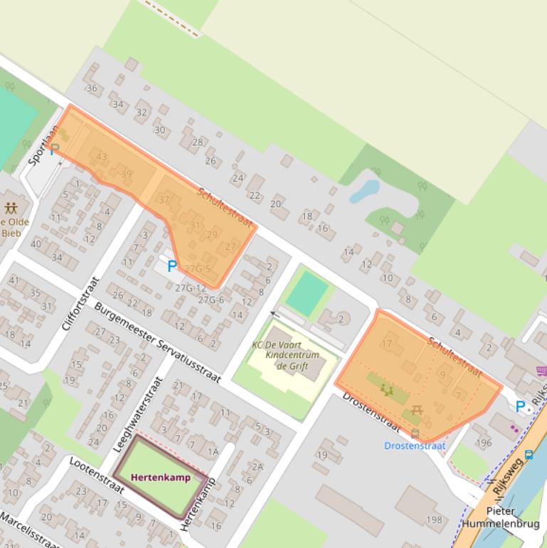 Kaart van postcodegebied 9423PK.