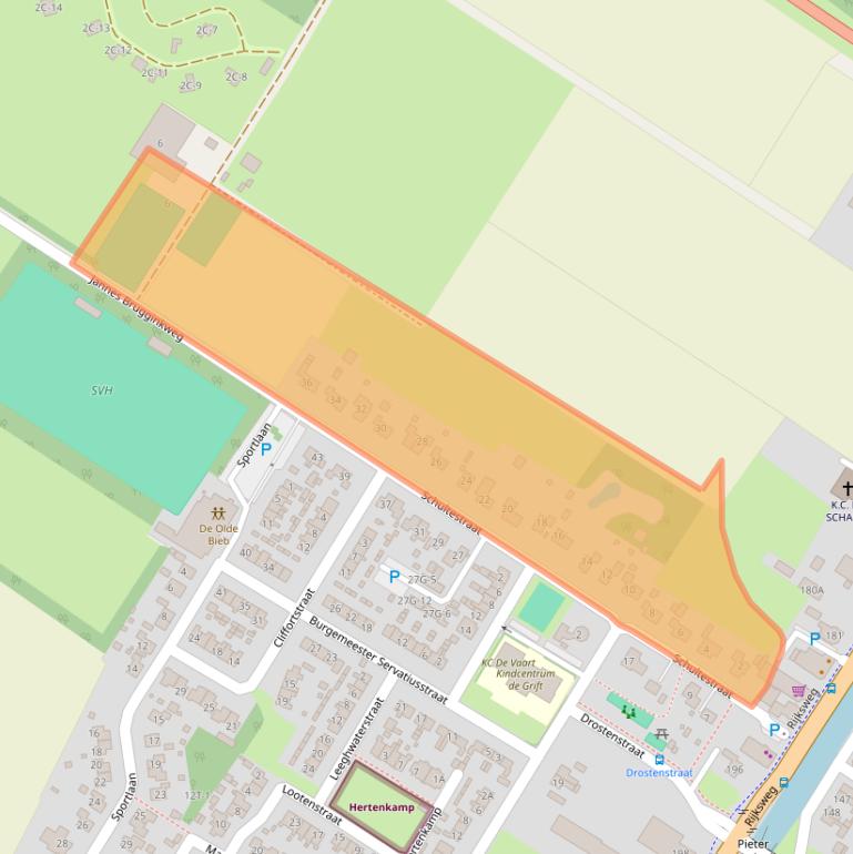 Kaart van postcodegebied 9423PL.