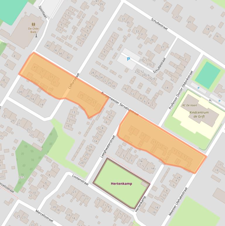 Kaart van postcodegebied 9423PN.