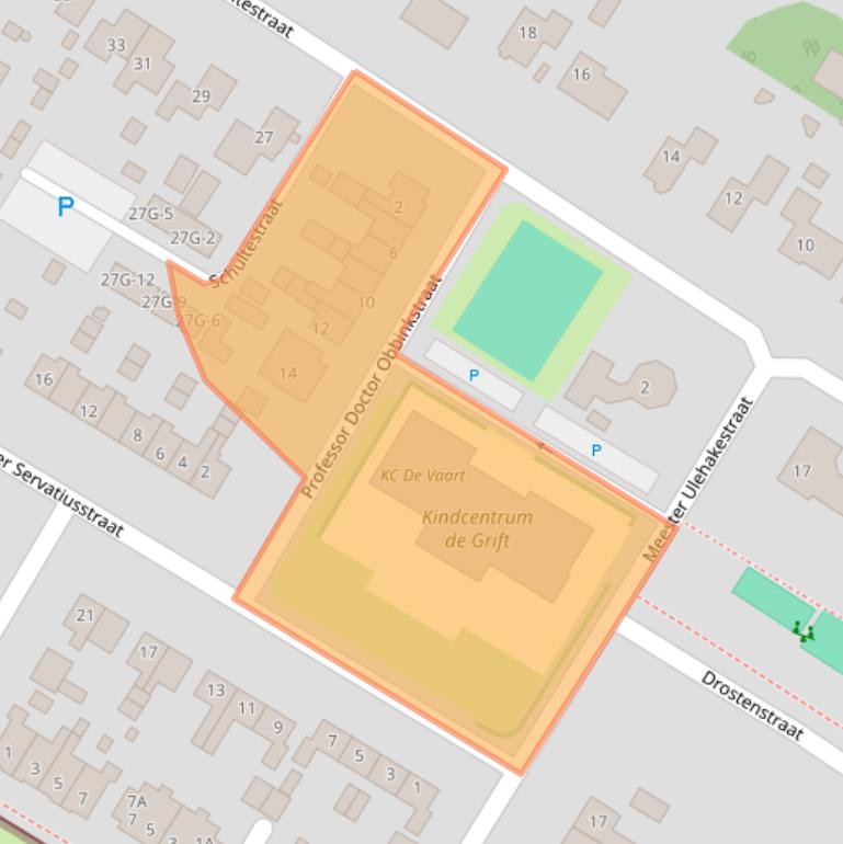 Kaart van postcodegebied 9423PR.