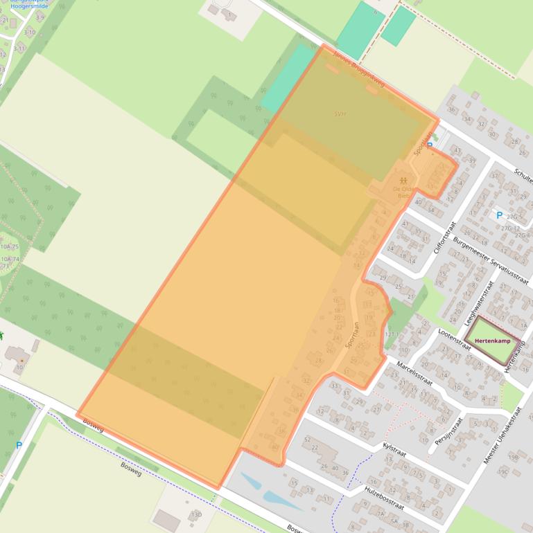 Kaart van postcodegebied 9423PV.