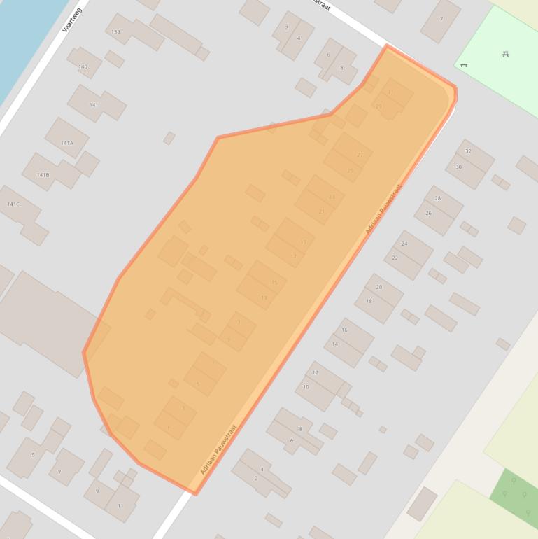 Kaart van postcodegebied 9423RE.