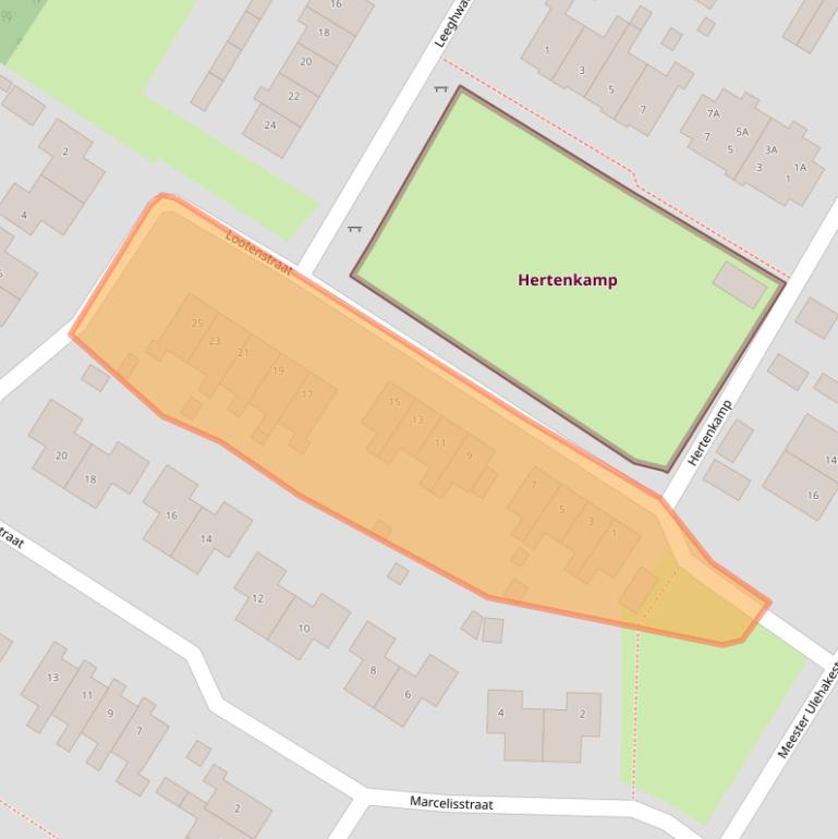 Kaart van postcodegebied 9423RL.