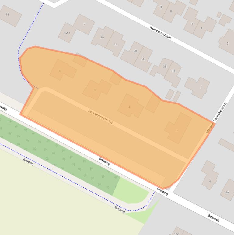 Kaart van postcodegebied 9423RV.