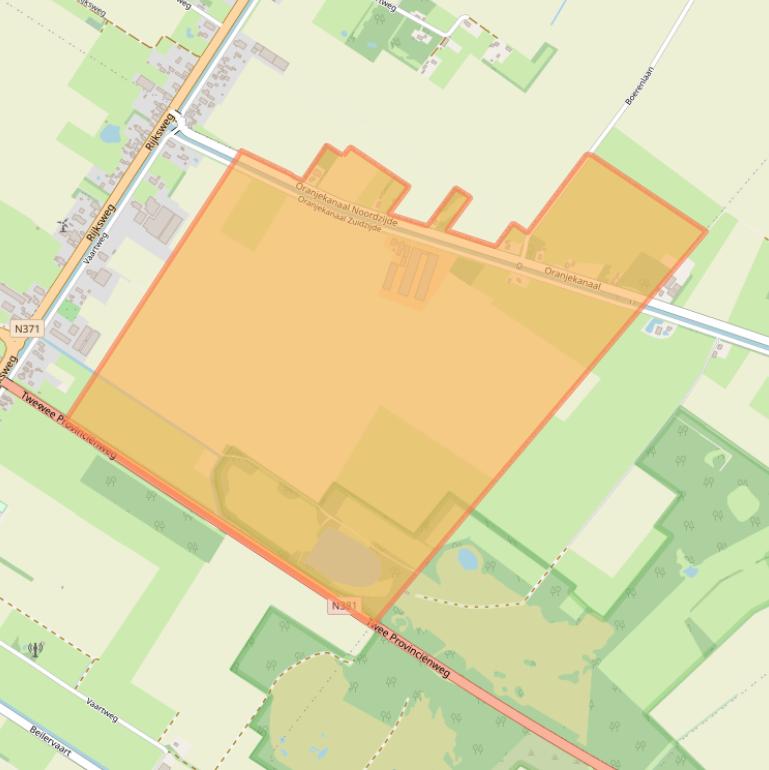 Kaart van postcodegebied 9423VC.