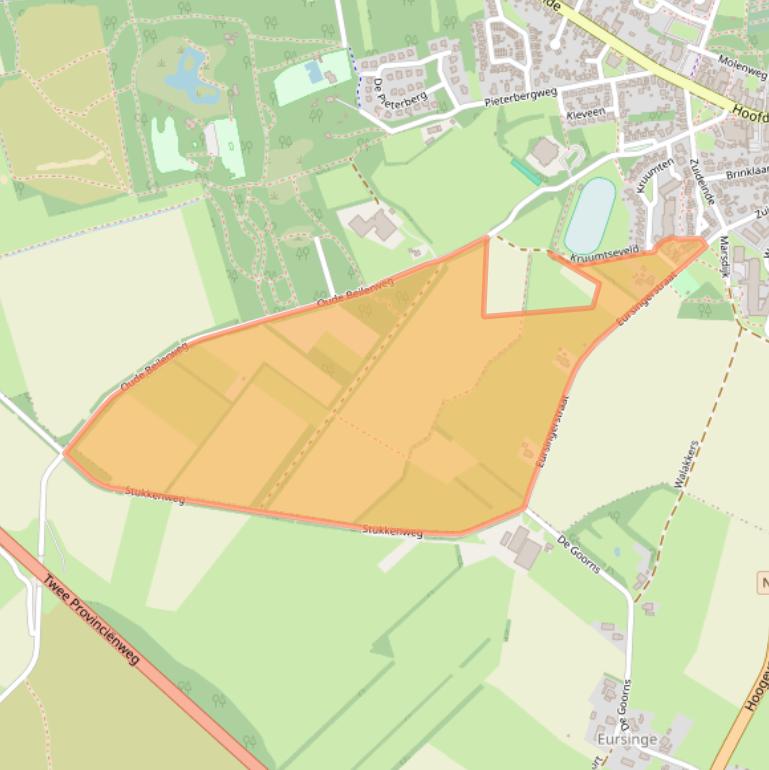 Kaart van postcodegebied 9431AN.