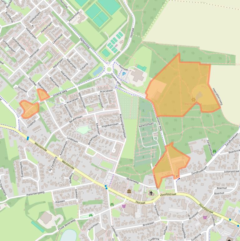 Kaart van postcodegebied 9431BJ.