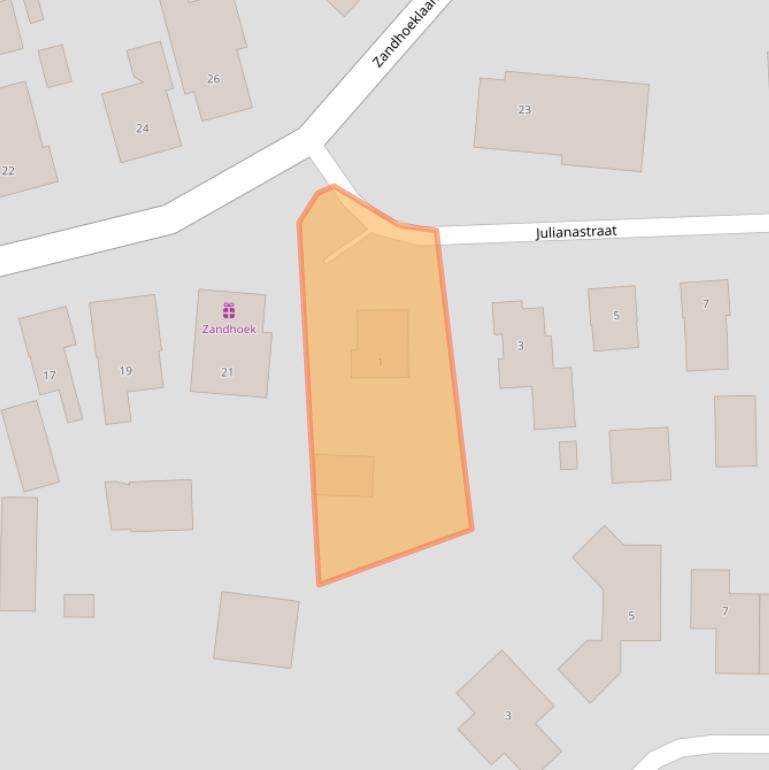 Kaart van postcodegebied 9431BS.