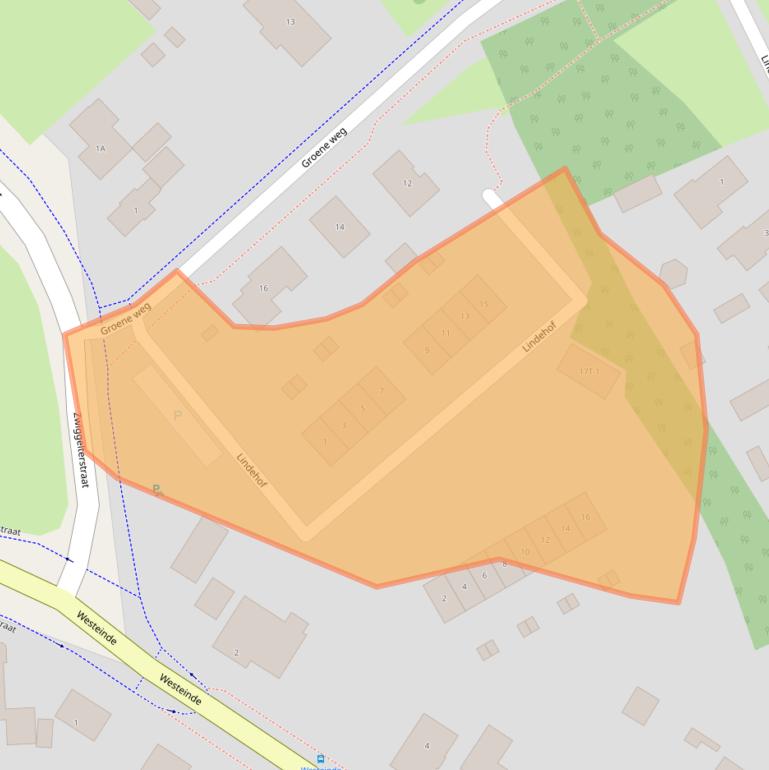 Kaart van postcodegebied 9431BV.