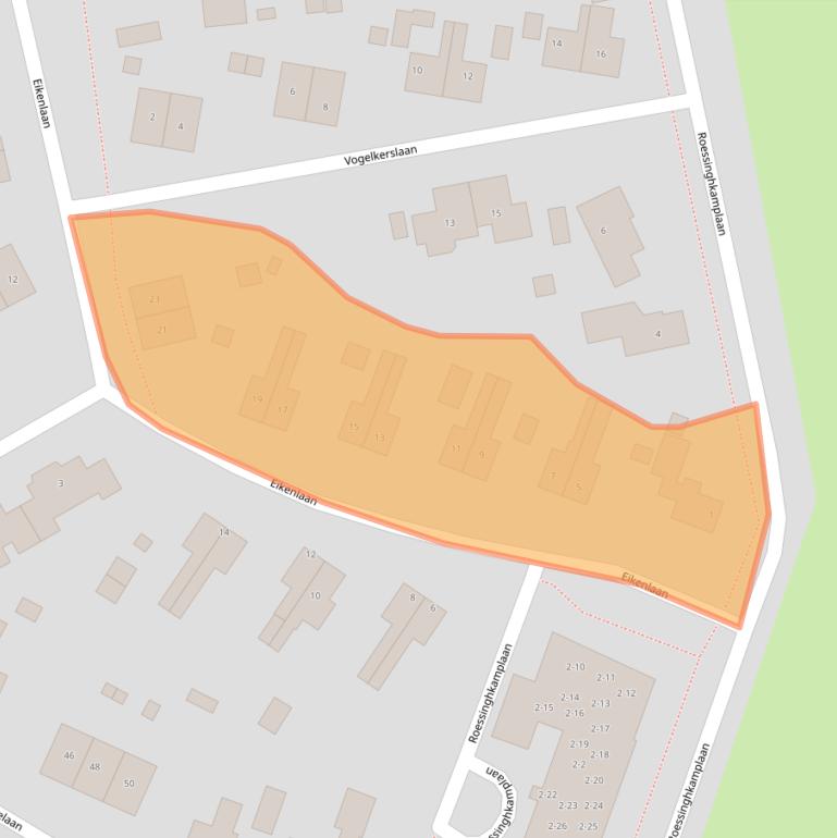 Kaart van postcodegebied 9431CN.