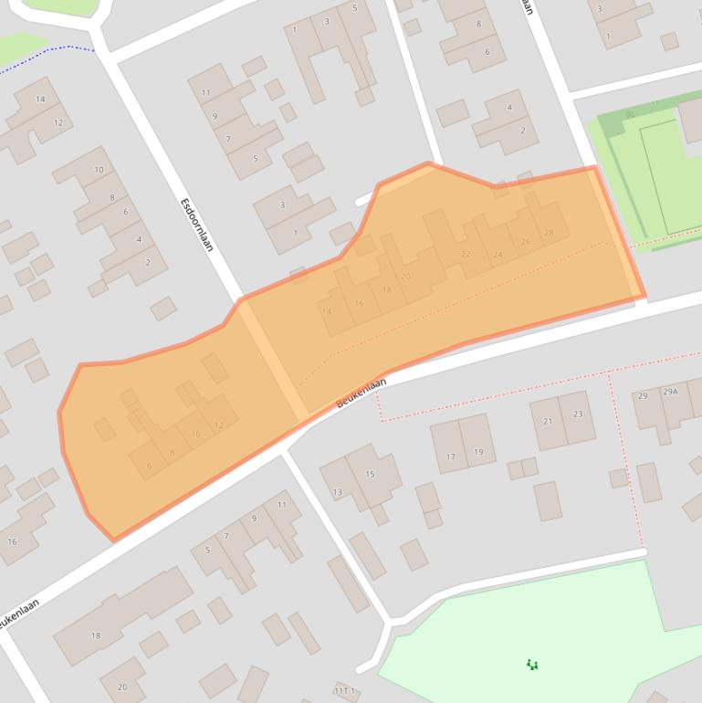 Kaart van postcodegebied 9431CV.