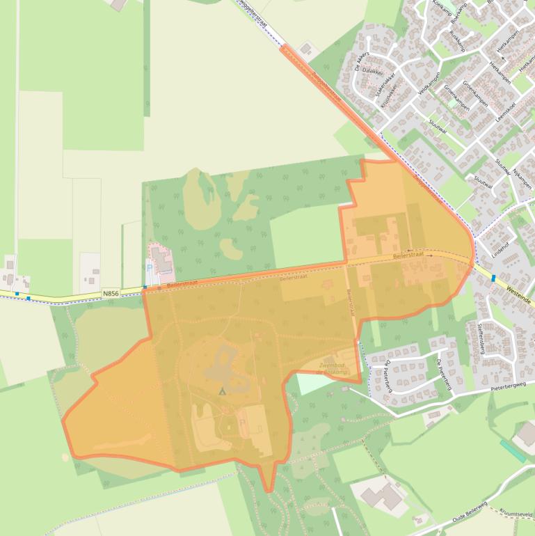 Kaart van postcodegebied 9431GA.