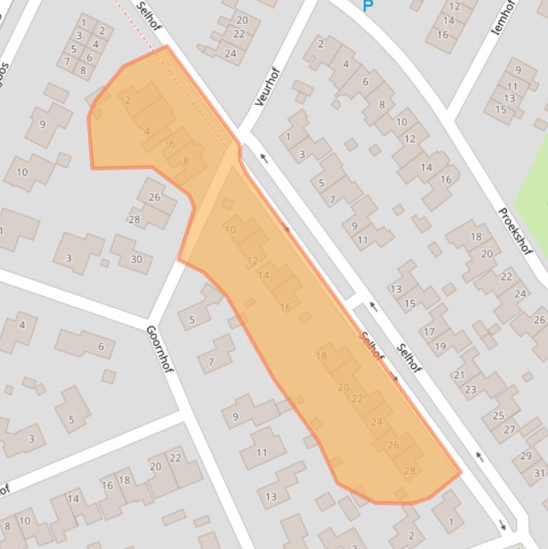 Kaart van postcodegebied 9431JD.