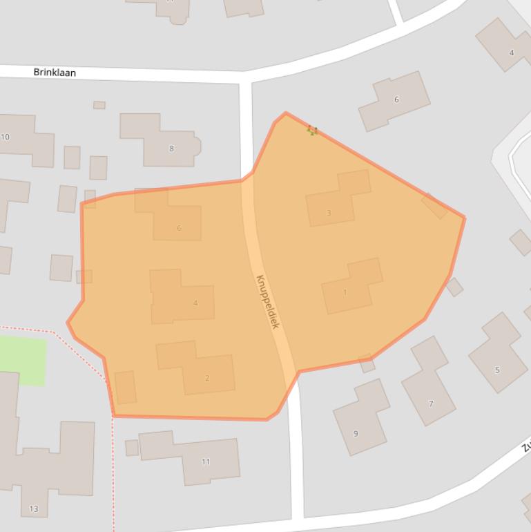 Kaart van postcodegebied 9431JM.