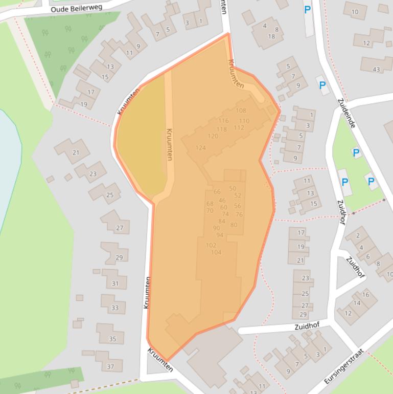 Kaart van postcodegebied 9431LB.