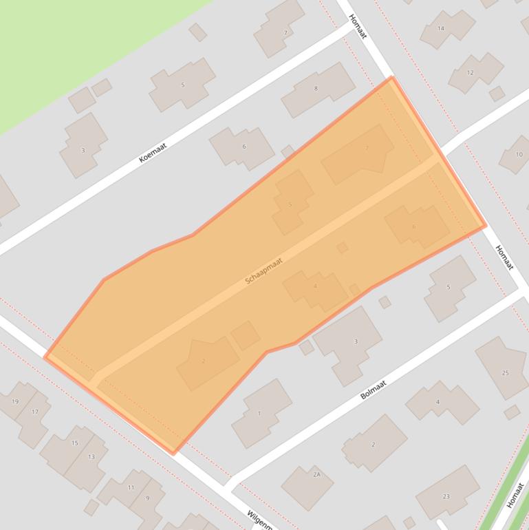 Kaart van postcodegebied 9431MH.