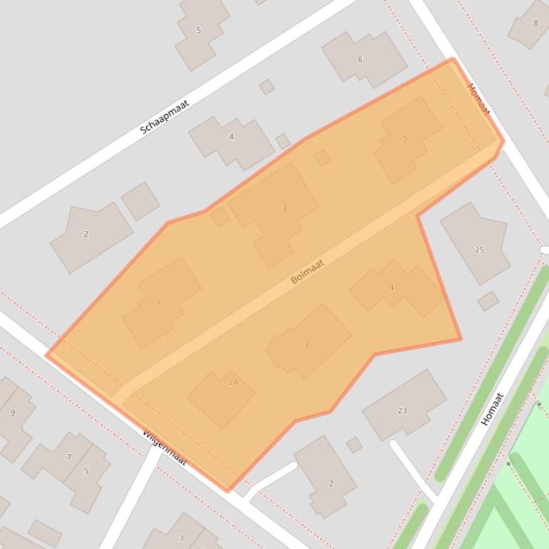 Kaart van postcodegebied 9431MJ.