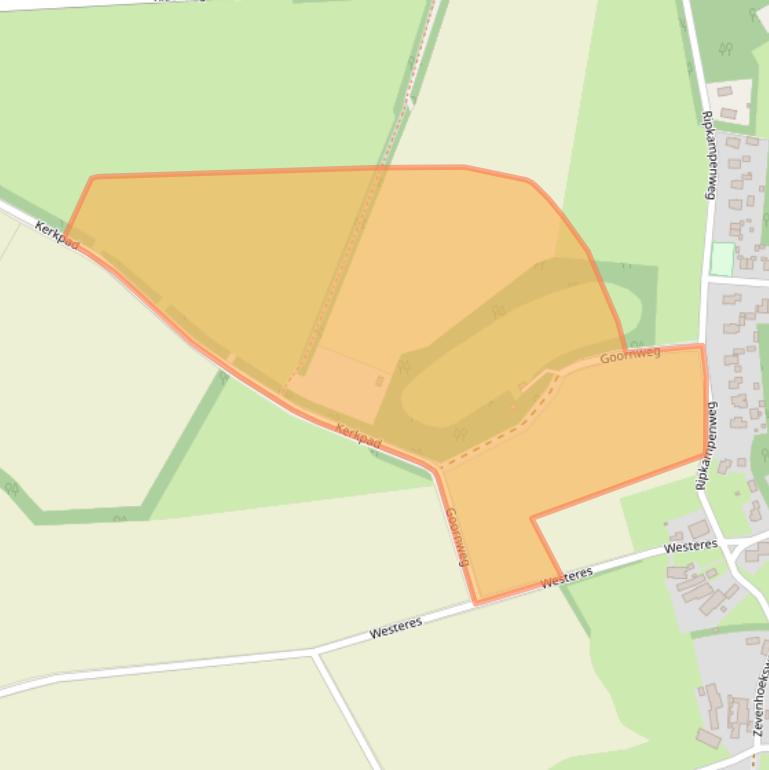 Kaart van postcodegebied 9433PL.