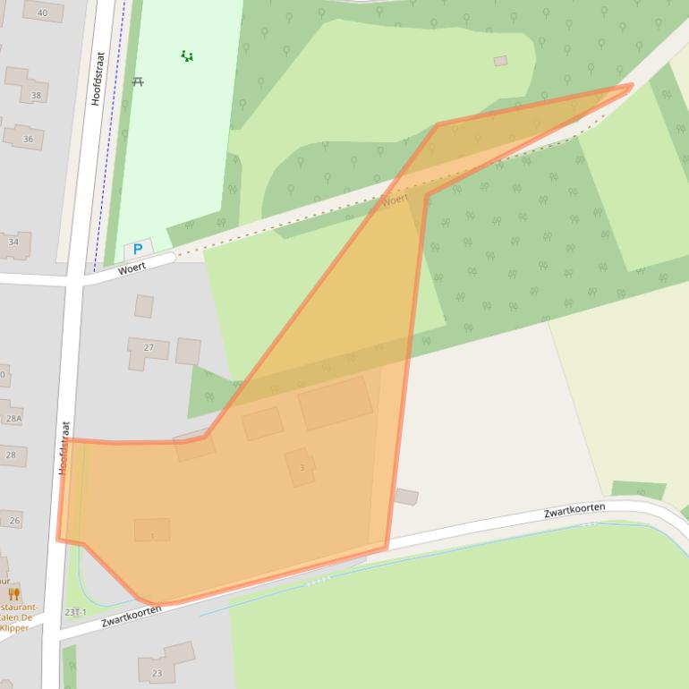 Kaart van postcodegebied 9433PS.