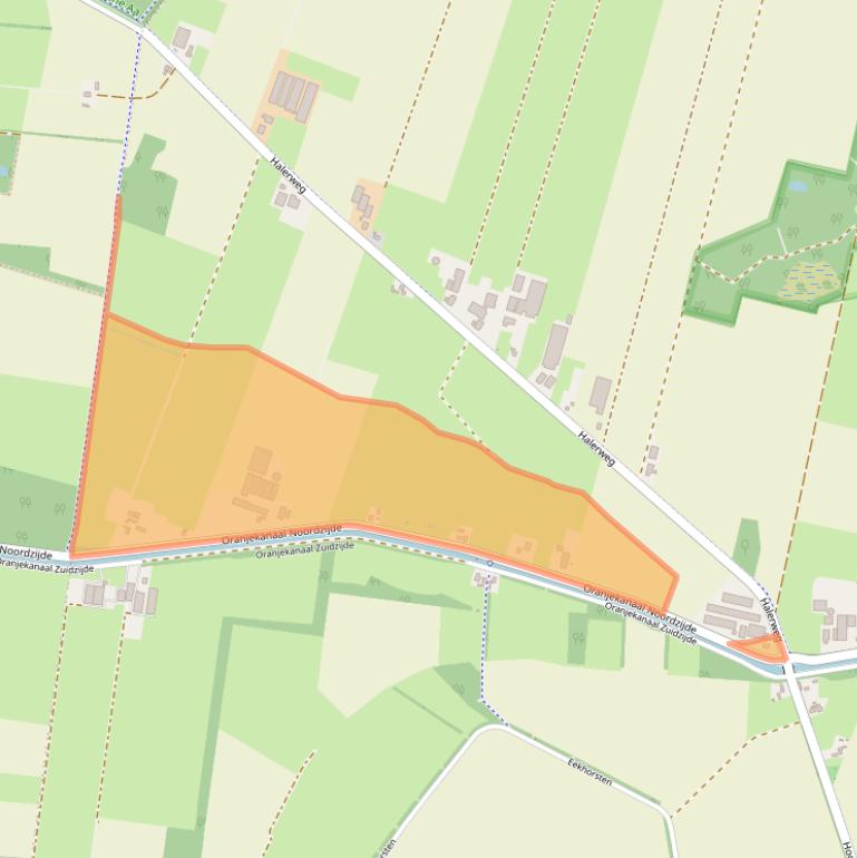 Kaart van postcodegebied 9433TD.