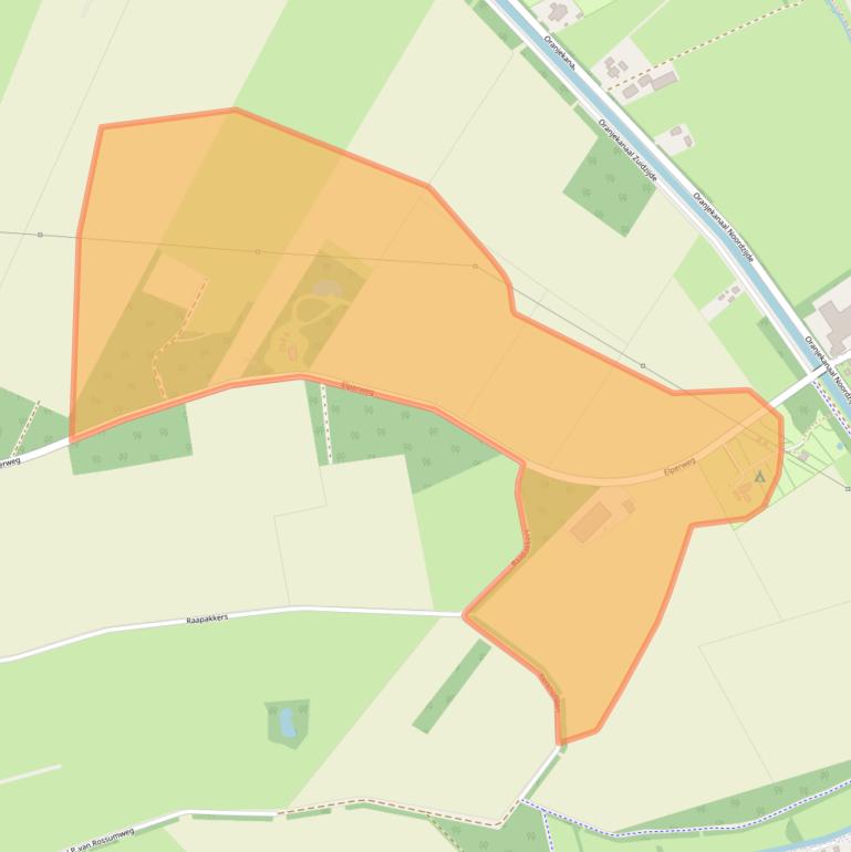 Kaart van postcodegebied 9433TJ.