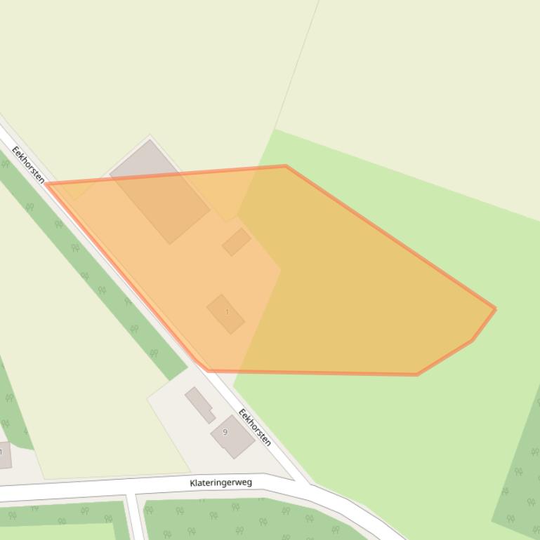 Kaart van postcodegebied 9433TL.