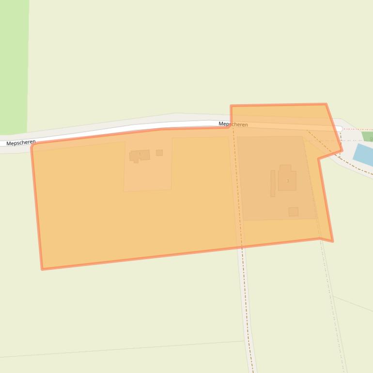 Kaart van postcodegebied 9437TE.