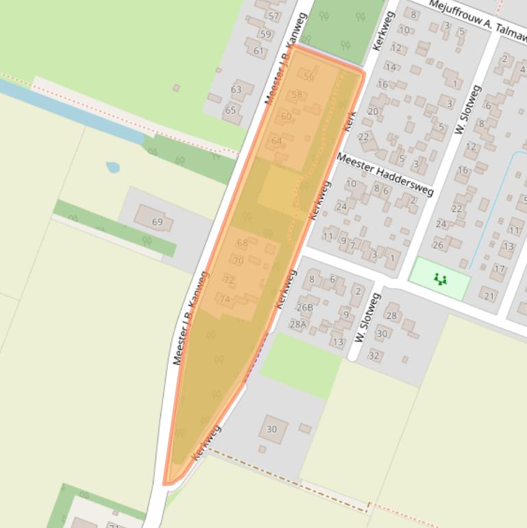 Kaart van postcodegebied 9439PD.