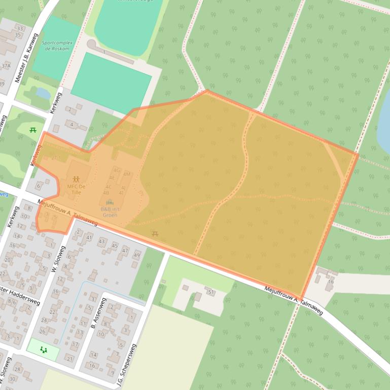 Kaart van postcodegebied 9439PE.