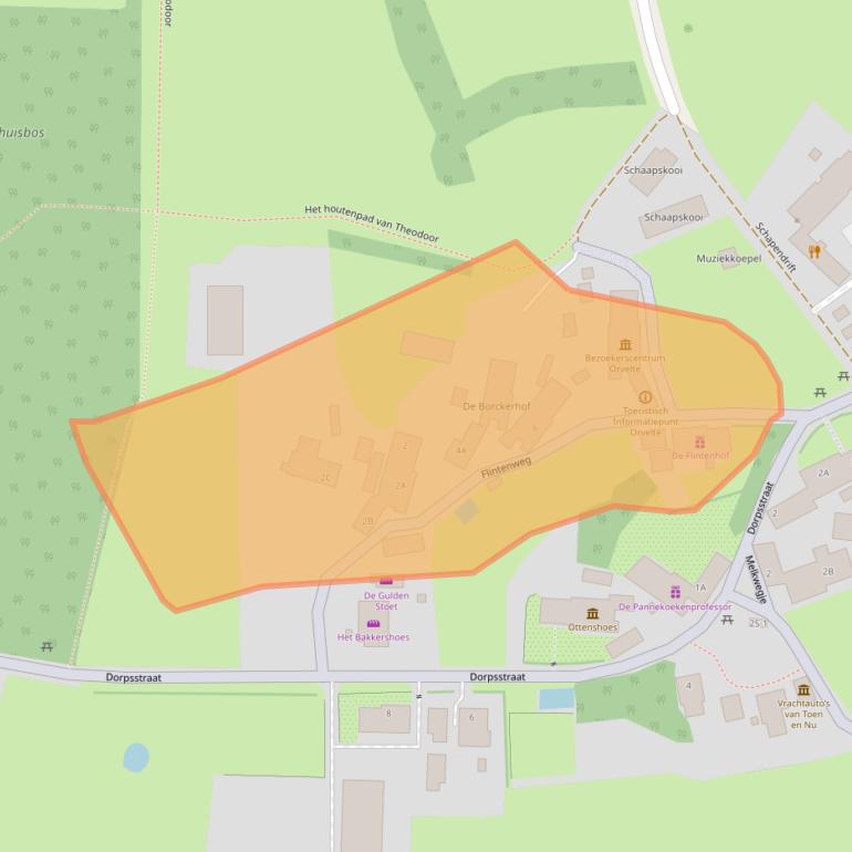 Kaart van postcodegebied 9441PC.