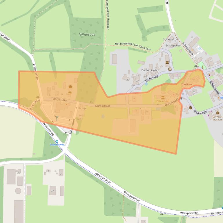 Kaart van postcodegebied 9441PD.