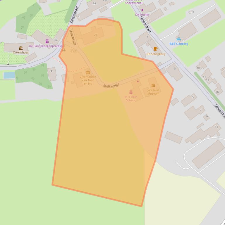 Kaart van postcodegebied 9441PH.