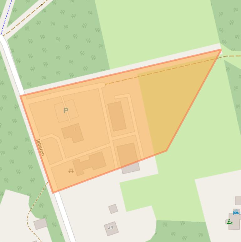 Kaart van postcodegebied 9442TJ.