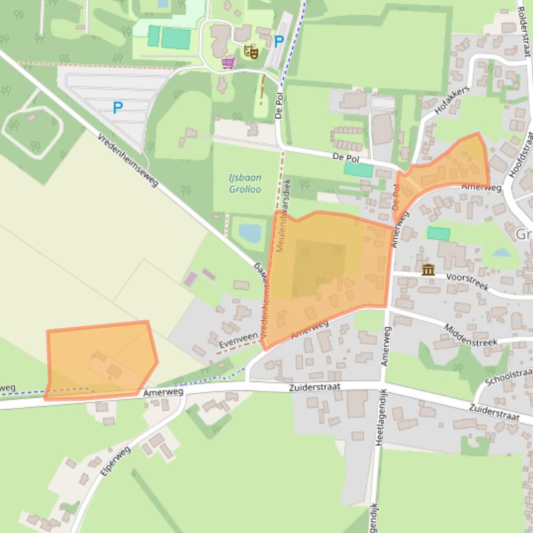 Kaart van postcodegebied 9444PD.