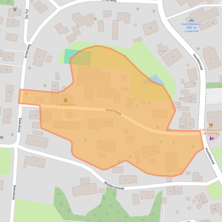 Kaart van postcodegebied 9444PE.